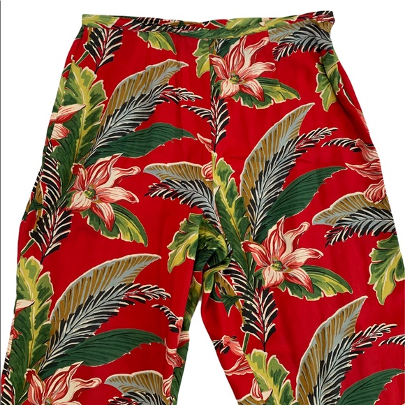ILYSEHART LTD Women’s Tropical Print Pants Size 12 - Picture 4 of 14